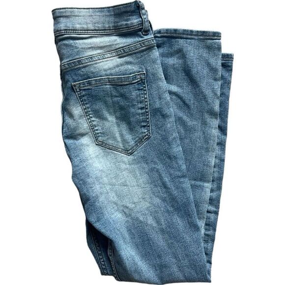 Womens H&M Divided Light Stonewash Mid-Rise Skinny Jeans - Sz 4 - Picture 4 of 4